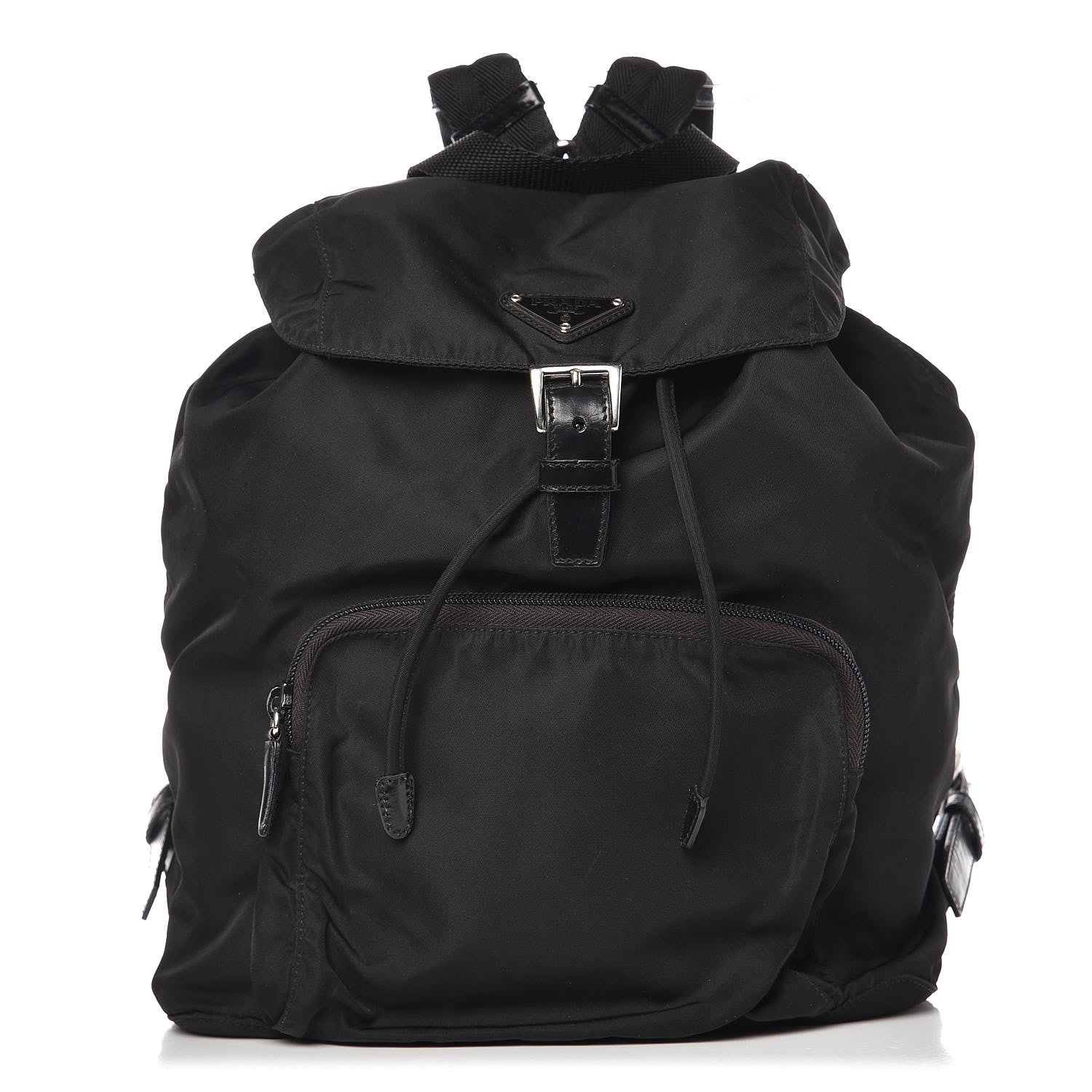 Prada Nylon Cinch Backpack Black 1 of 6