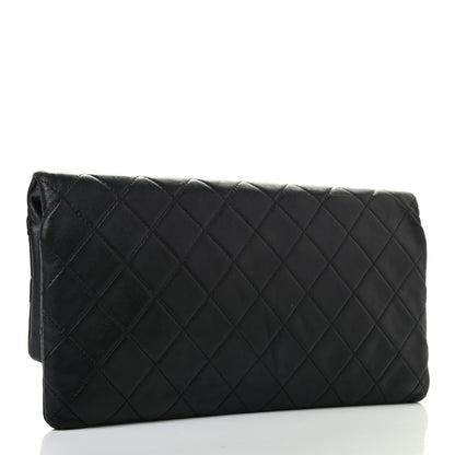 Chanel Lambskin Quilted CC Beauty Clutch Black 3 of 7