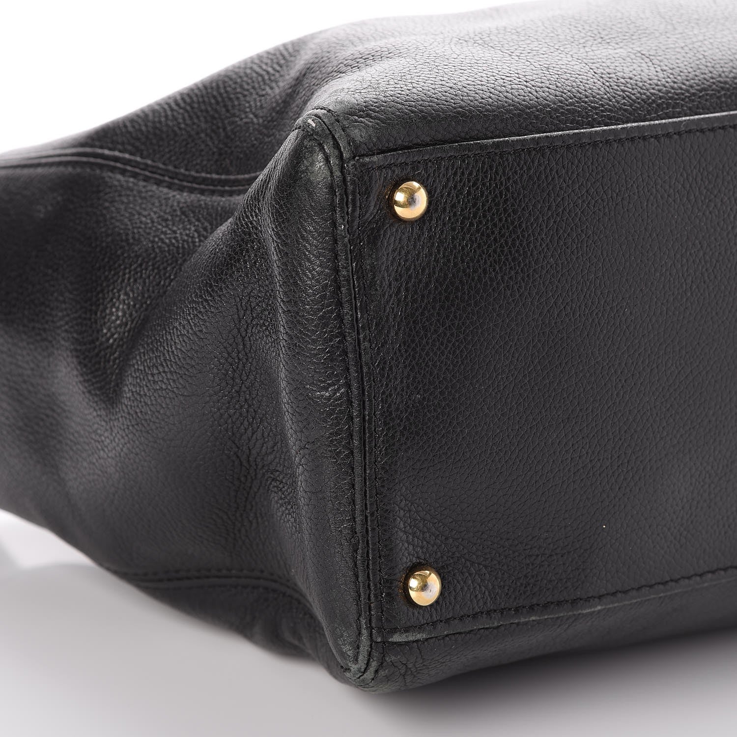 Chanel Calfskin Cerf Executive Shopper Tote Black 10 of 11