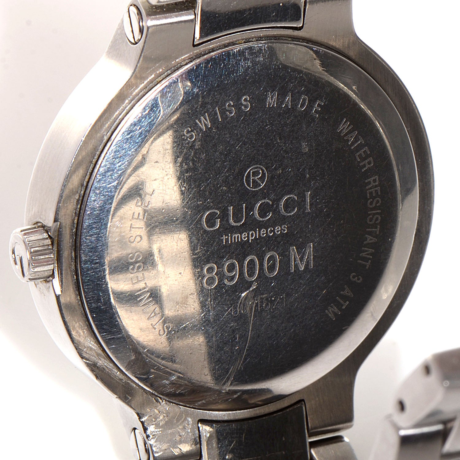 Gucci Stainless Steel 35mm 8900M Quartz Watch Grey 4 of 8