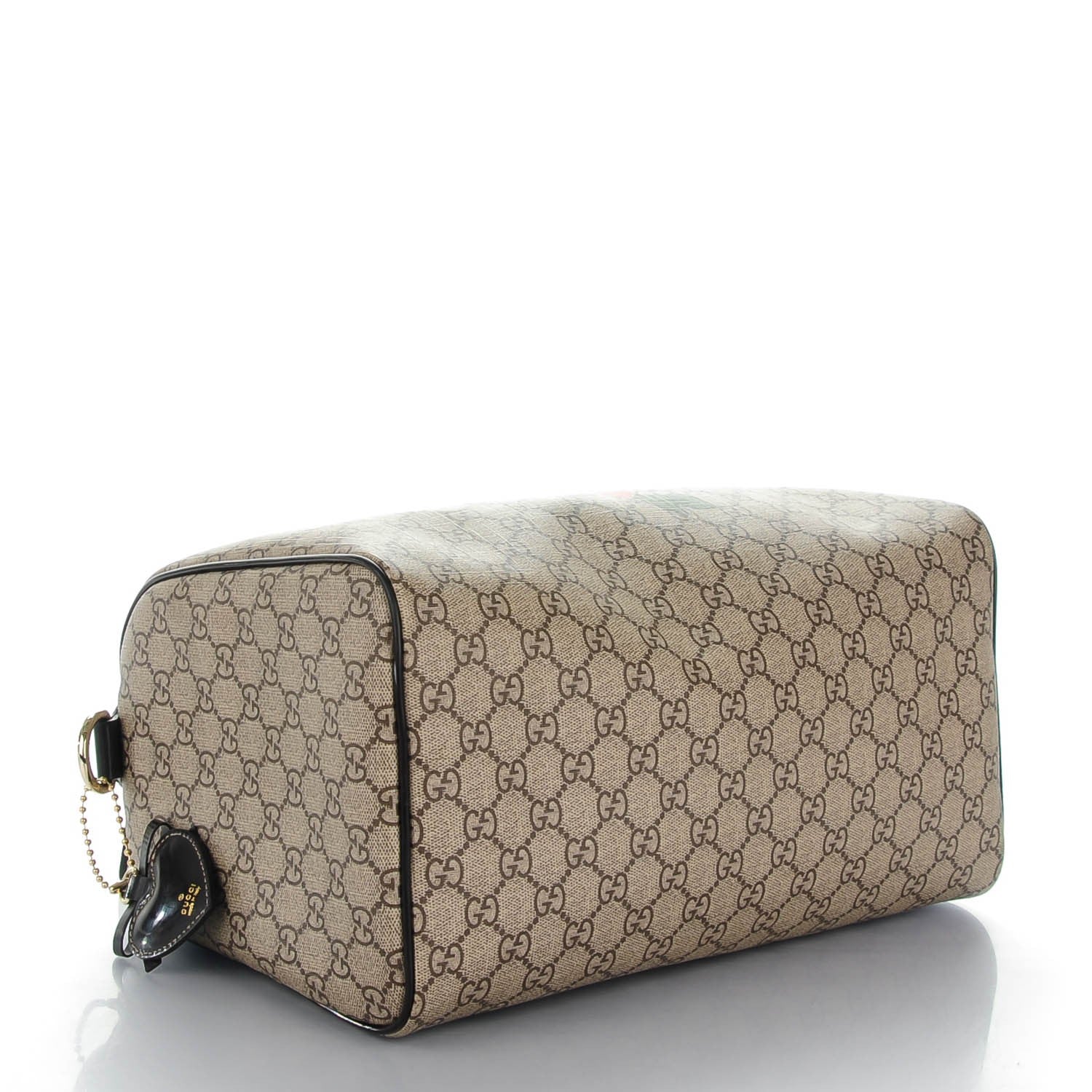 Gucci GG Plus Monogram Tattoo Heart Medium Joy Boston Dark Brown 4 of 8