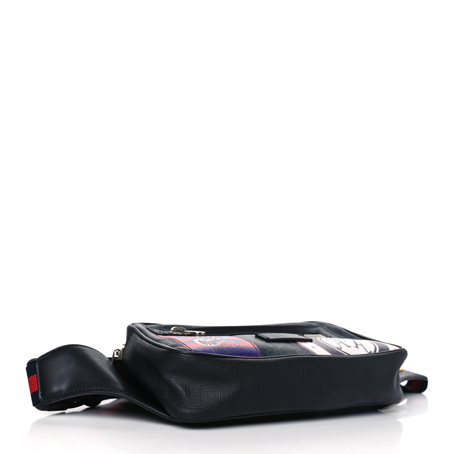 Gucci GG Supreme Monogram Night Courrier Belt Bag Black Multicolor 4 of 9