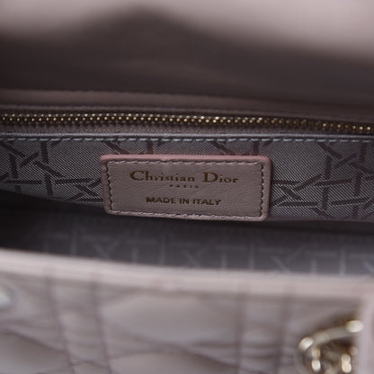 Christian Dior Lambskin Cannage Small Lucky Badges My Lady Dior Taupe 6 of 13