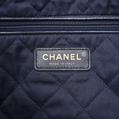 Chanel Shiny Calfskin Quilted Small Chanel 22 Navy 8 of 11