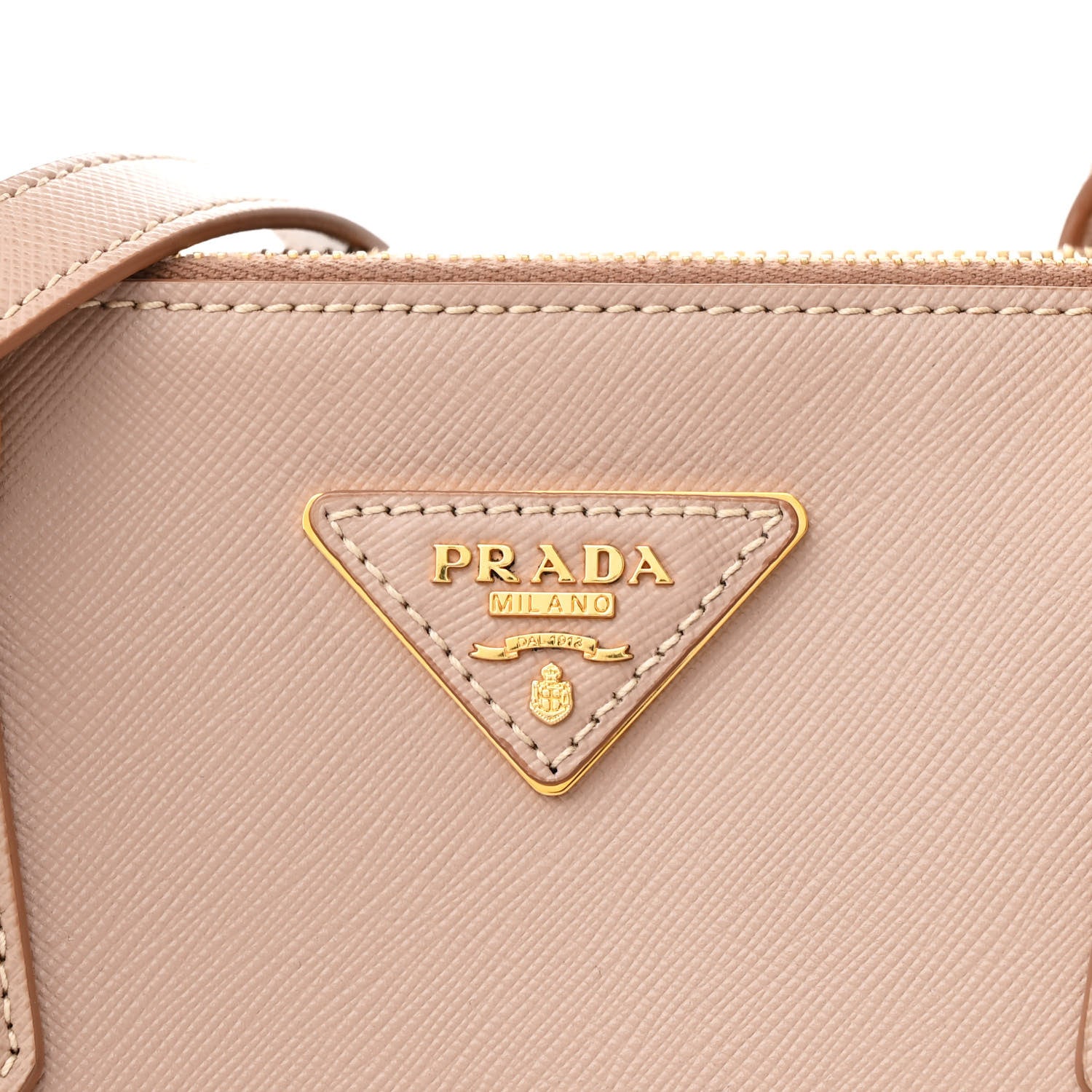 Prada Saffiano Small Galleria Double Zip Tote Cammeo 9 of 12
