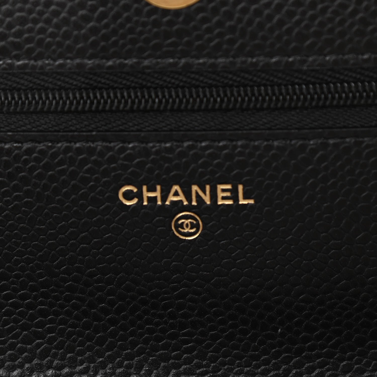 Chanel Caviar Quilted Wallet On Chain WOC Black 5 of 11
