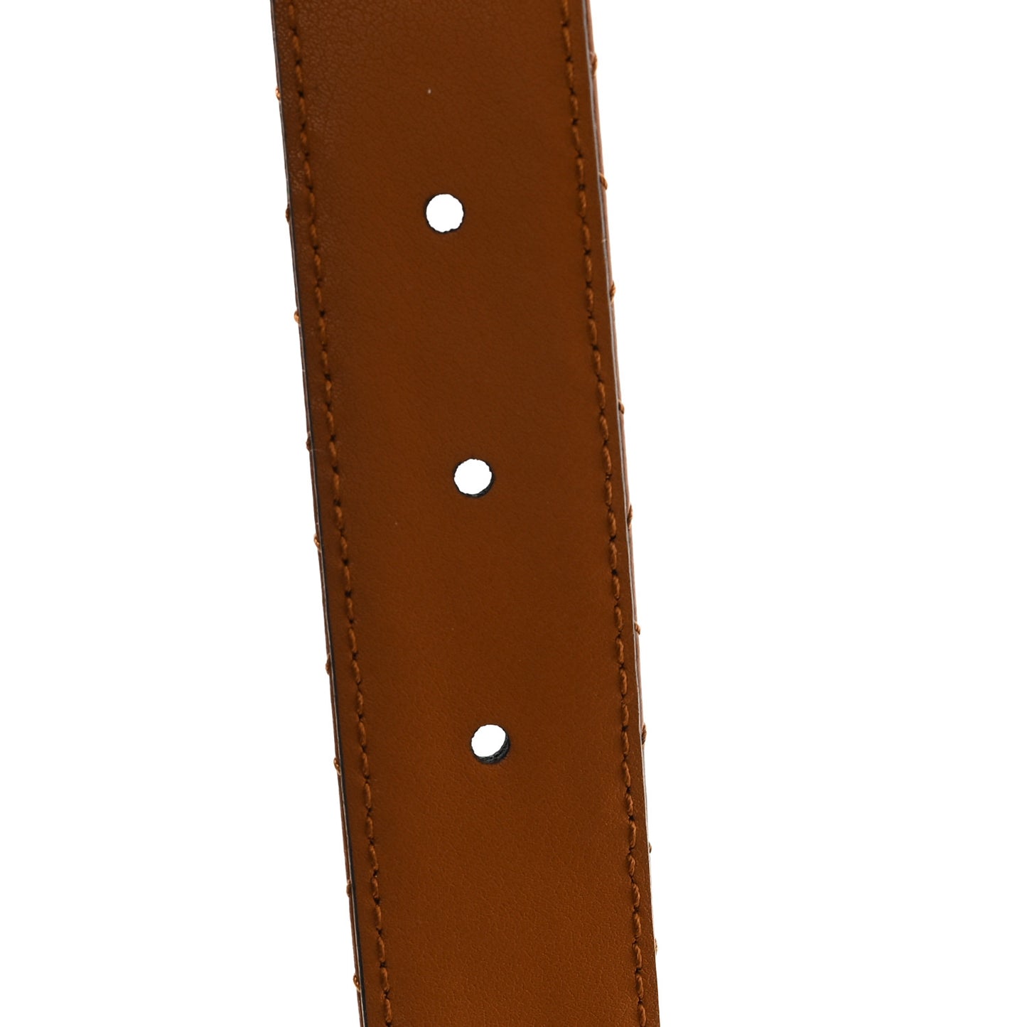 Calfskin Trapuntata Zumi 30mm Belt 85 34 Cognac