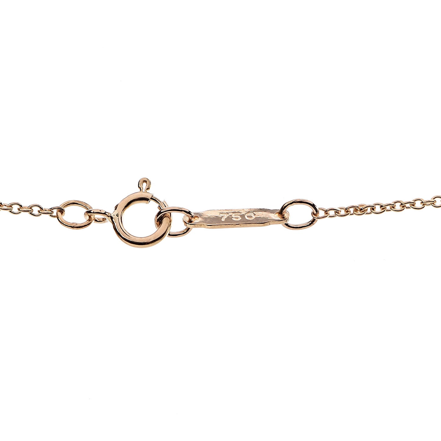 18K Yellow Gold Bow Pendant Necklace