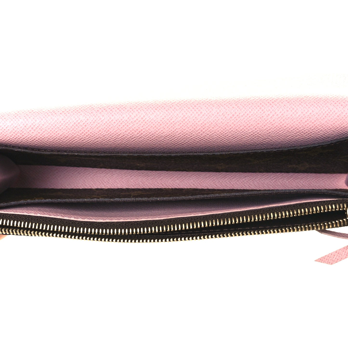 Monogram Emilie Wallet Rose Ballerine