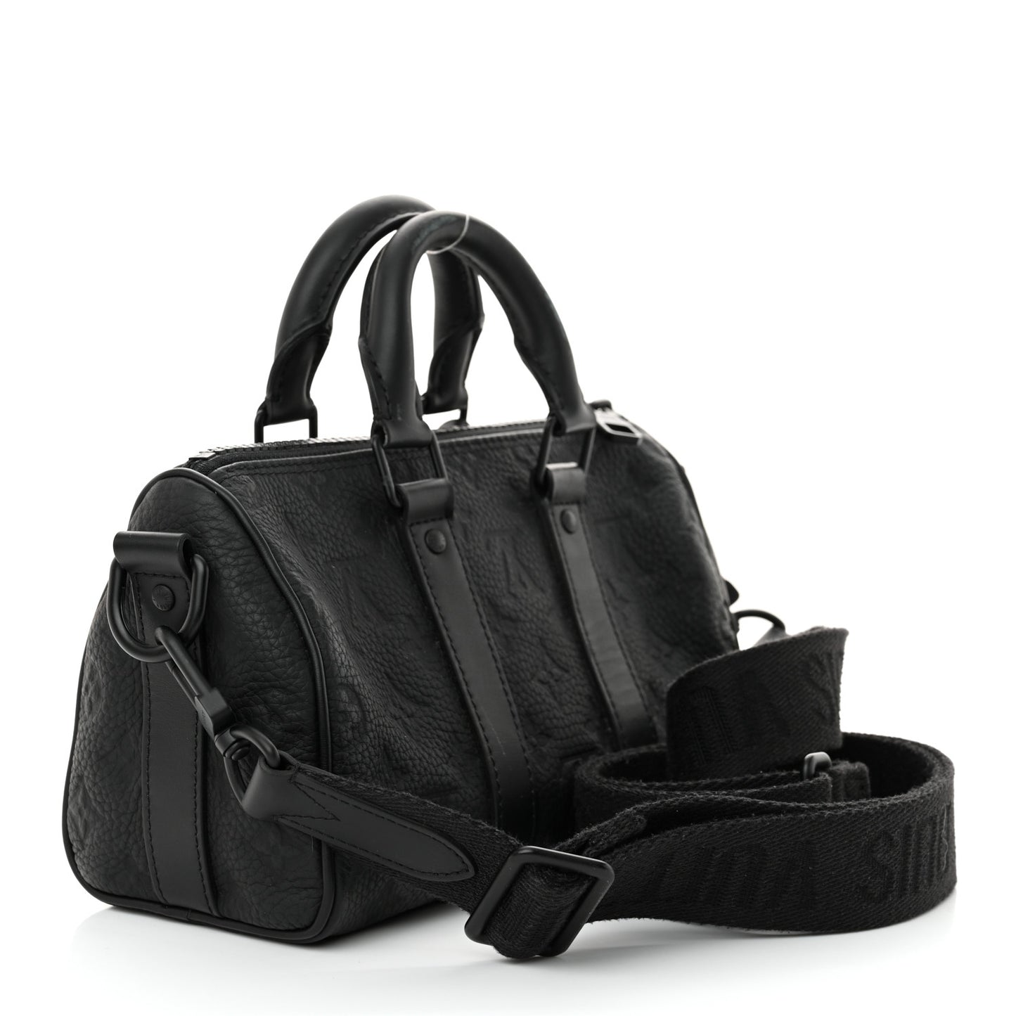 Monogram Taurillon Keepall Bandouliere 25 Black