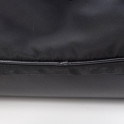 Prada Nylon Saffiano Vela Double Zip Crossbody Bag Black 11 of 11