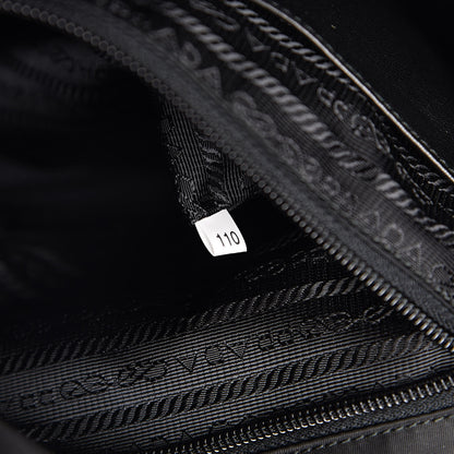 Prada Tessuto Nylon Tassel Duffel Bag Black 8 of 12