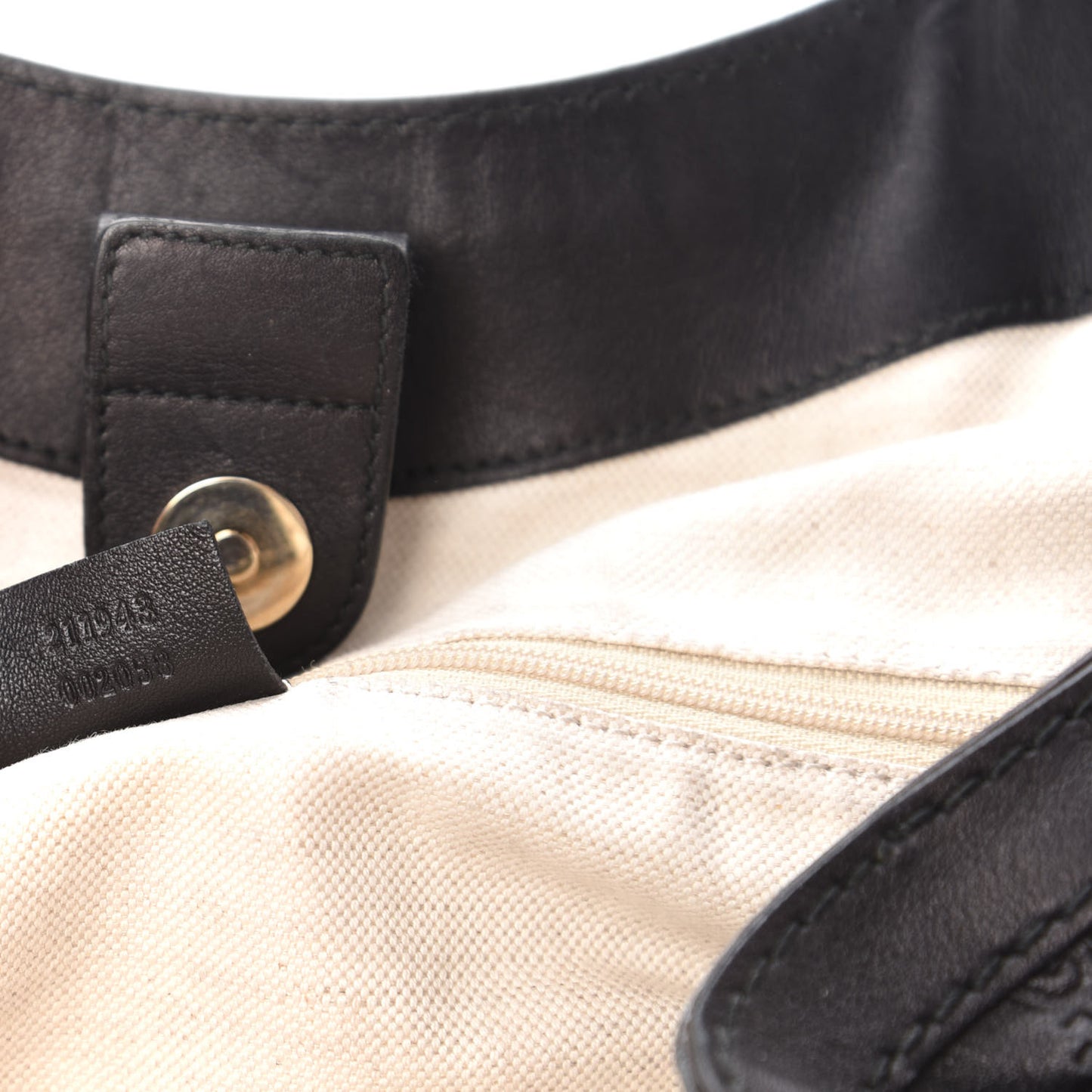 Guccissima Large Sukey Tote Black