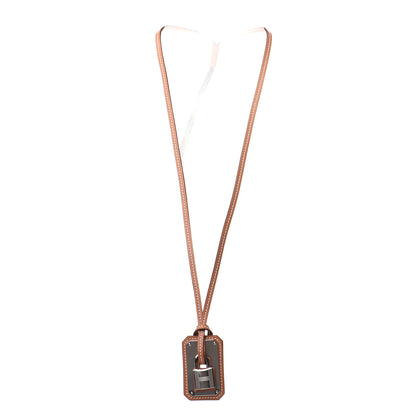 Hermes Swift Large O'Kelly Pendant Necklace Gold 3 of 7