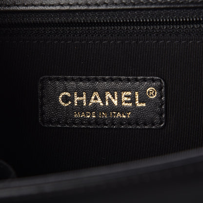 Chanel Lambskin Quilted Large Boy Flap Black 6 of 9
