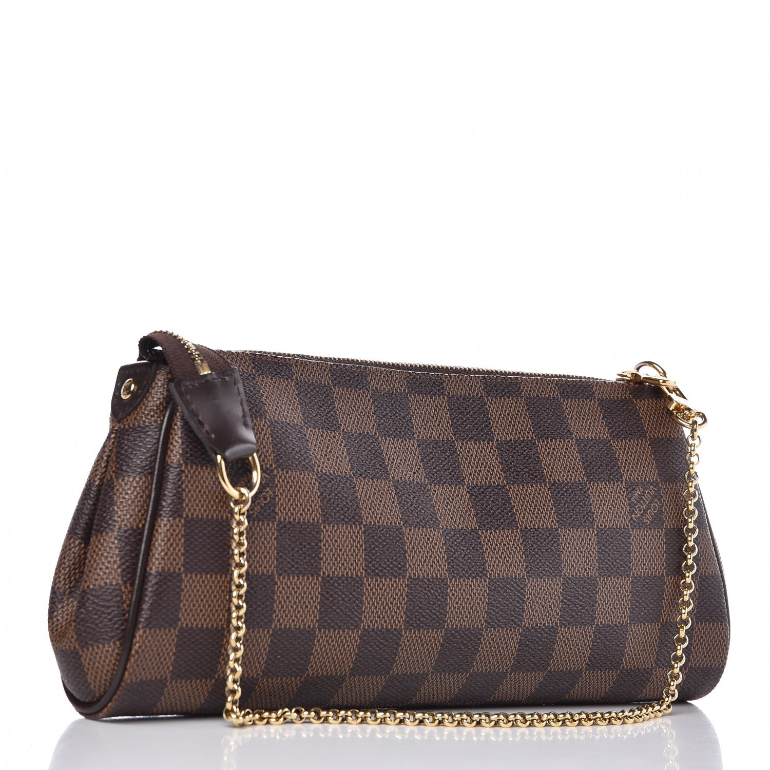 Louis Vuitton Damier Ebene Eva Clutch 3 of 8