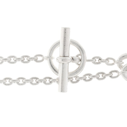 Hermes Sterling Silver Farandole Necklace 120 4 of 5