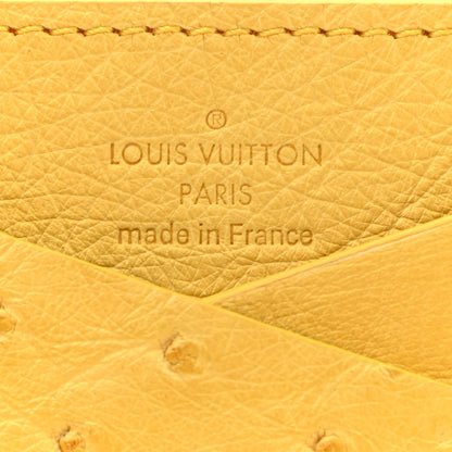 Louis Vuitton Ostrich Card Holder Yellow 6 of 7