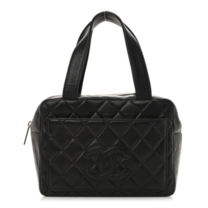 Chanel Lambskin Quilted CC Pocket Tote Black 1 of 14
