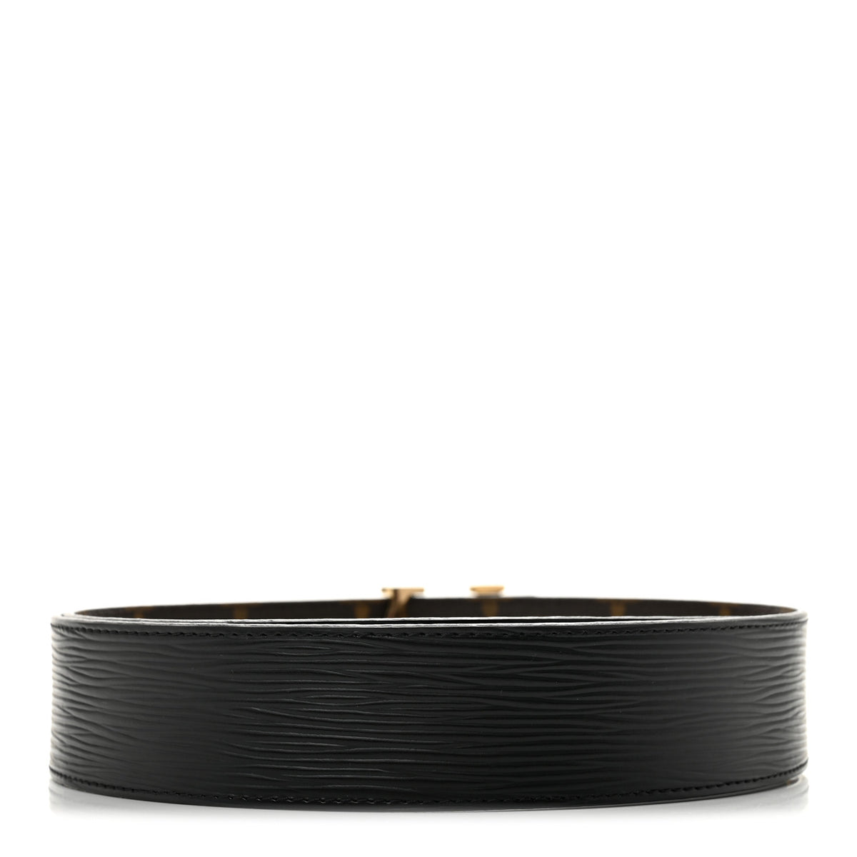Epi 30mm LV Initiales Reversible Belt 85 34 Black
