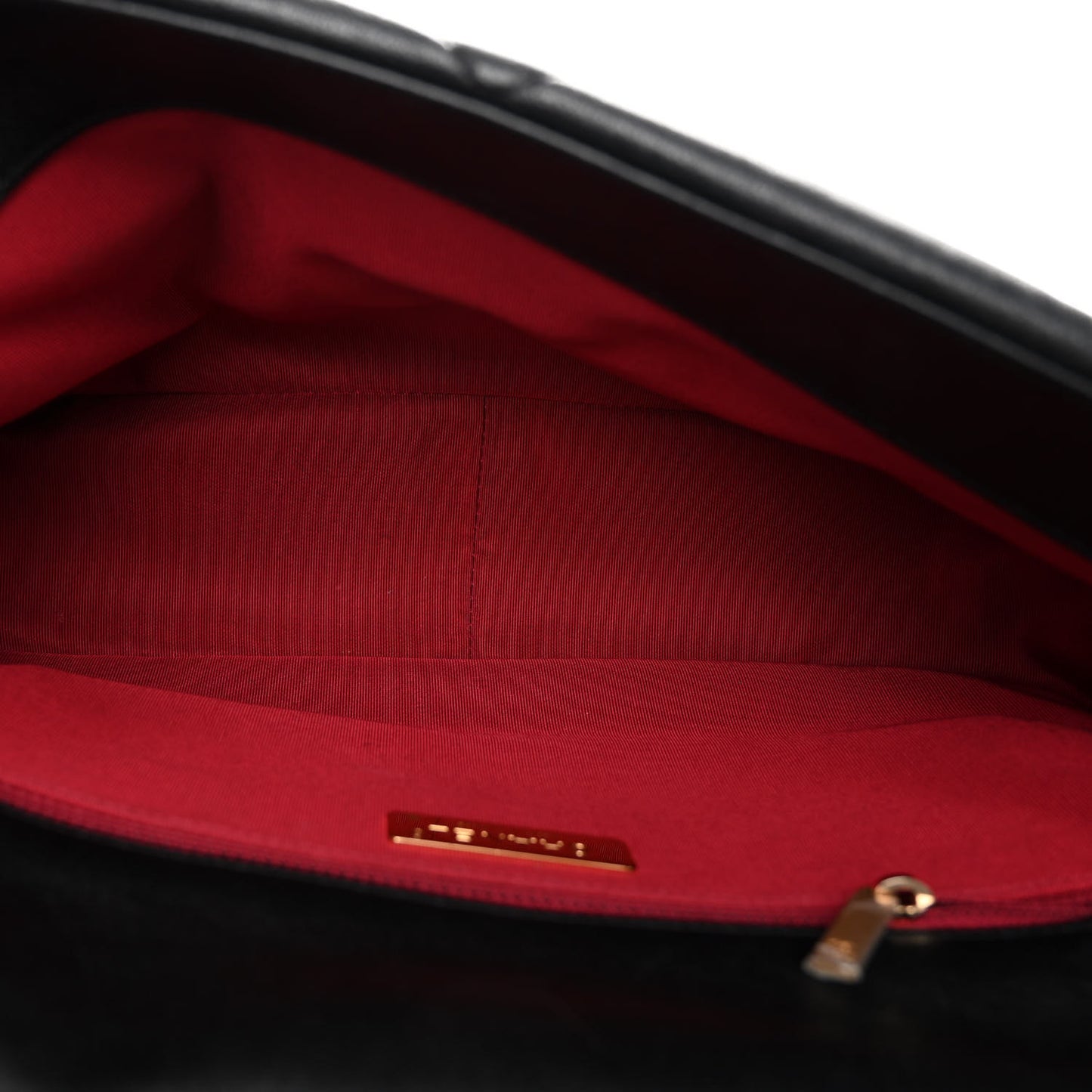 Lambskin Quilted Large Chanel 19 Flap Black