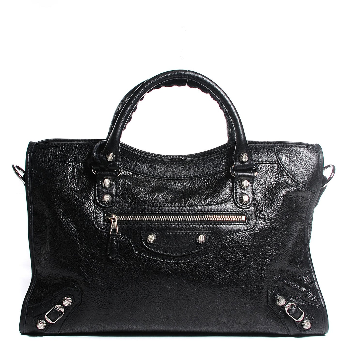 Agneau Giant 12 Silver Hardware City Black