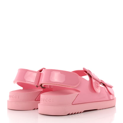 Gucci Rubber Mini Double G Womens Isla Dad Sandals 35 Wild Rose 4 of 11