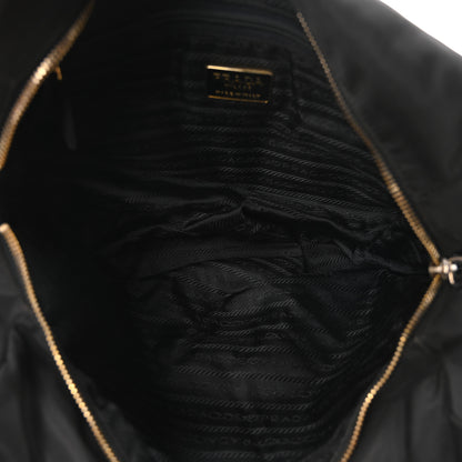 Prada Nylon Tessuto Quilted Shoulder Bag Black 5 of 9