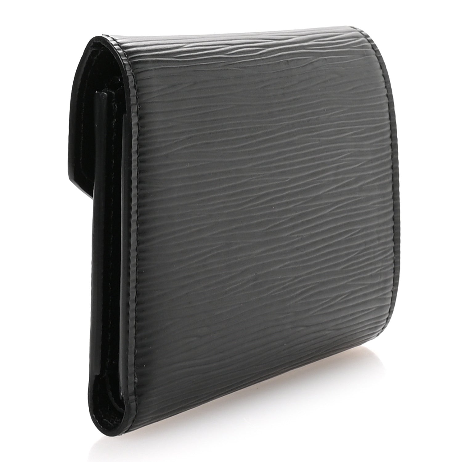 Louis Vuitton Epi Victorine Wallet Black 3 of 7