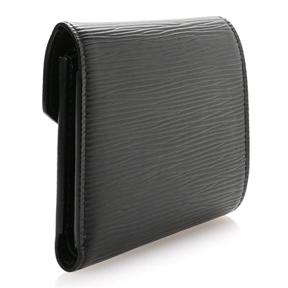 Louis Vuitton Epi Victorine Wallet Black 3 of 7