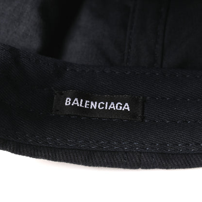 Balenciaga Cotton BB Logo Baseball Hat L Navy 9 of 10
