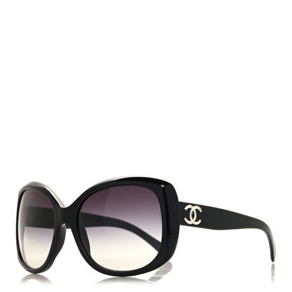 Chanel Acetate Polarized CC Sunglasses 5183 Black 1 of 7