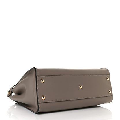 Fendi Vitello Seta Plexiglass Tortoise Medium Peekaboo Iconic Satchel Tortora 4 of 13