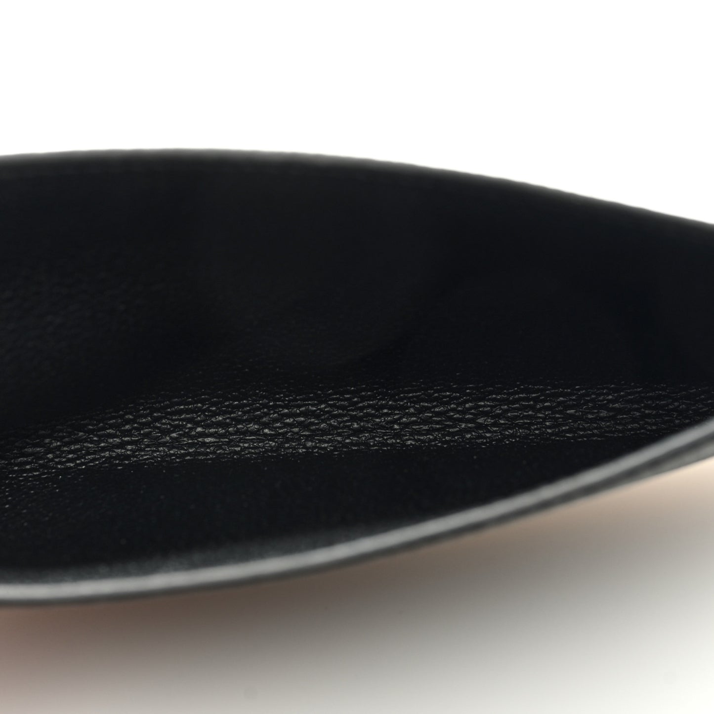 Calfskin Felicie Chain Wallet Card Holder Insert Black