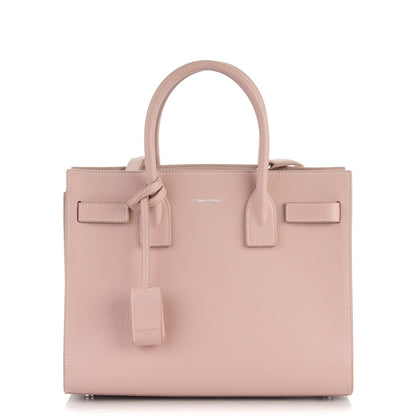 Saint Laurent Grained Calfskin Baby Sac De Jour Antique Rose 1 of 8