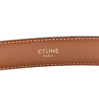 Celine Natural Calfskin Medium 25mm Triomphe Belt 85 34 Tan 3 of 6