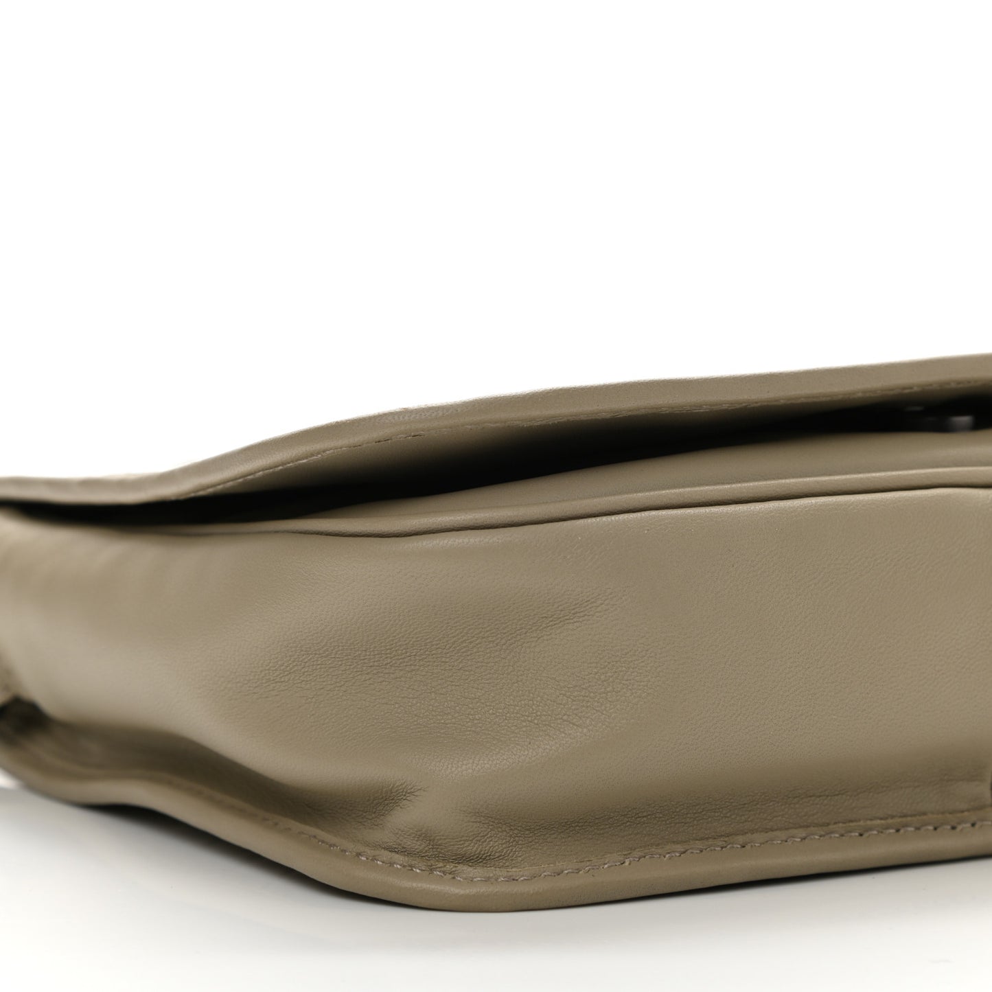Nappa Intrecciato Mini Flap Crossbody Porridge