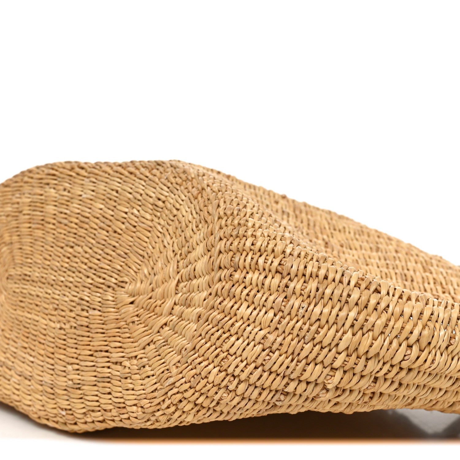 Loewe Calfskin Raffia Paulas Ibiza Small Shell Basket Tote Bag Natural Tan 17 of 17