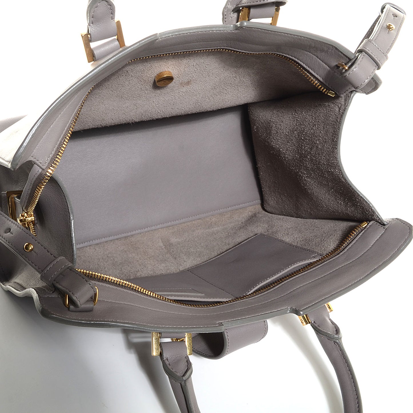 Calfskin Small Classic Y Cabas Fog