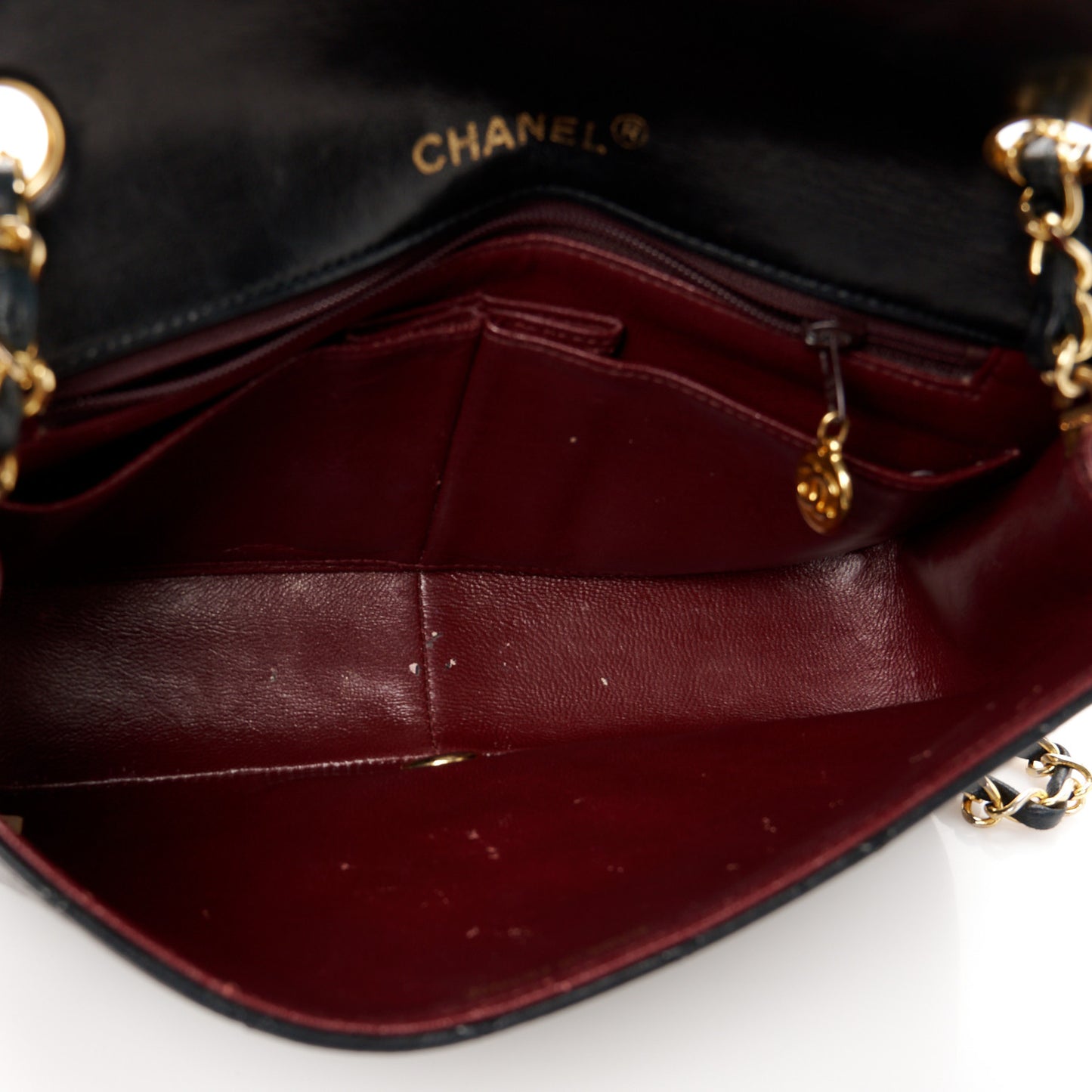 Lambskin Quilted Small Single Flap Bag Black