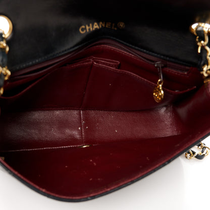 Chanel Lambskin Quilted Small Single Flap Bag Black 5 of 12