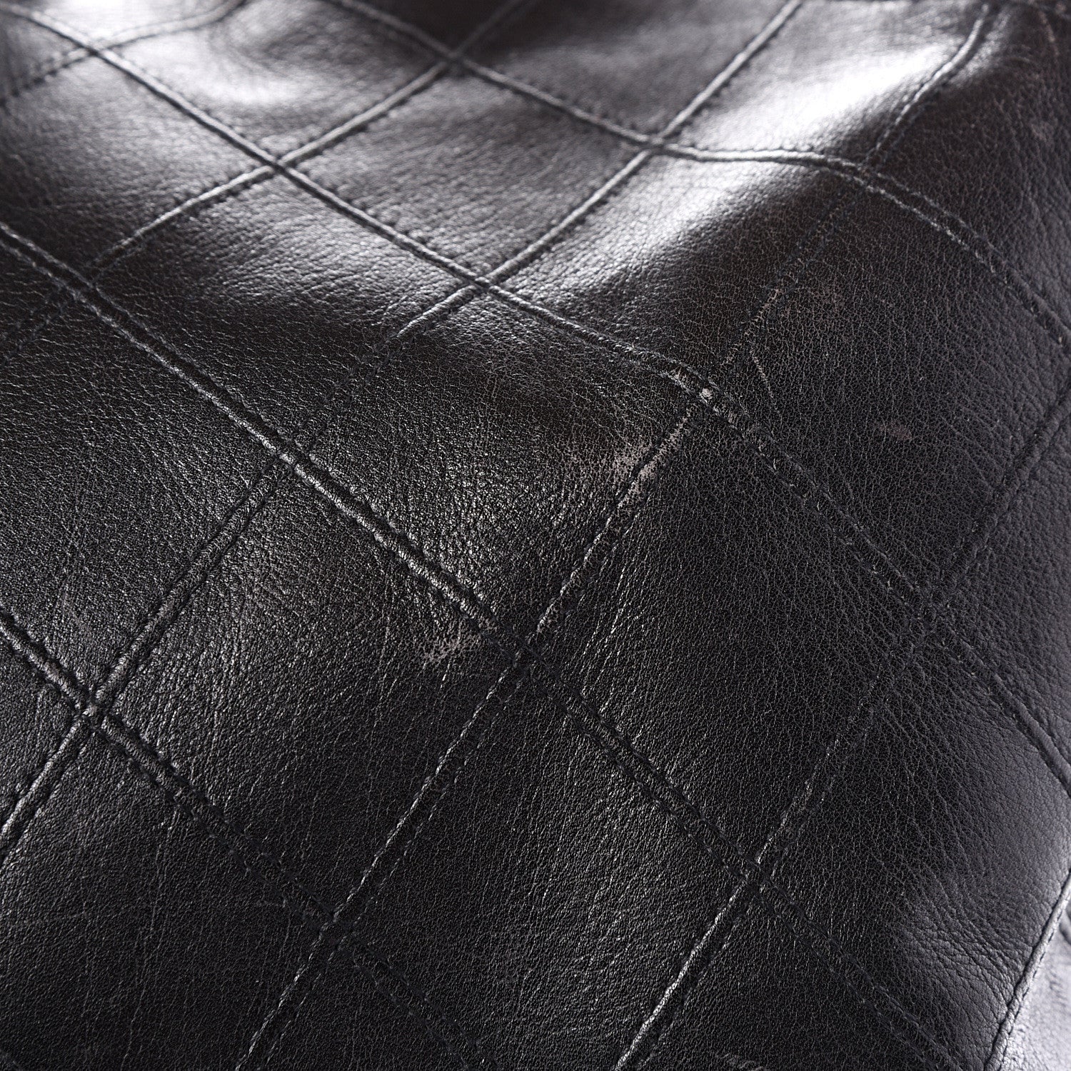 Chanel Calfskin Stitched Duffel Bag Black 17 of 21