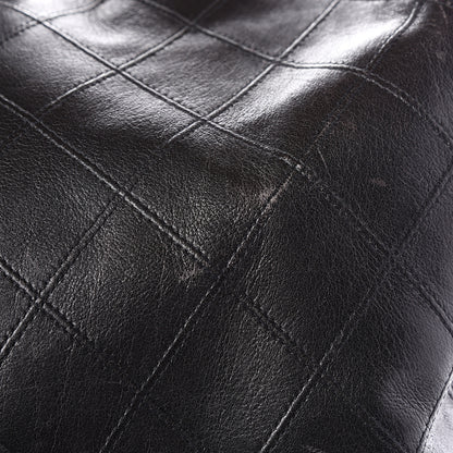 Chanel Calfskin Stitched Duffel Bag Black 17 of 21