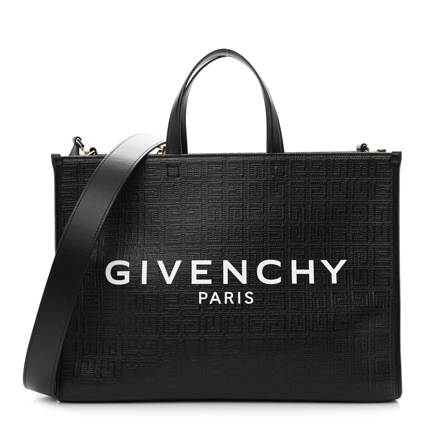 Givenchy 4G Coated Canvas Logo Medium G-Tote Black 1 of 10