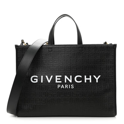 Givenchy 4G Coated Canvas Logo Medium G-Tote Black 1 of 10