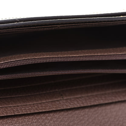 Gucci GG Supreme Monogram Web Ophidia Continental Wallet Brown 5 of 9