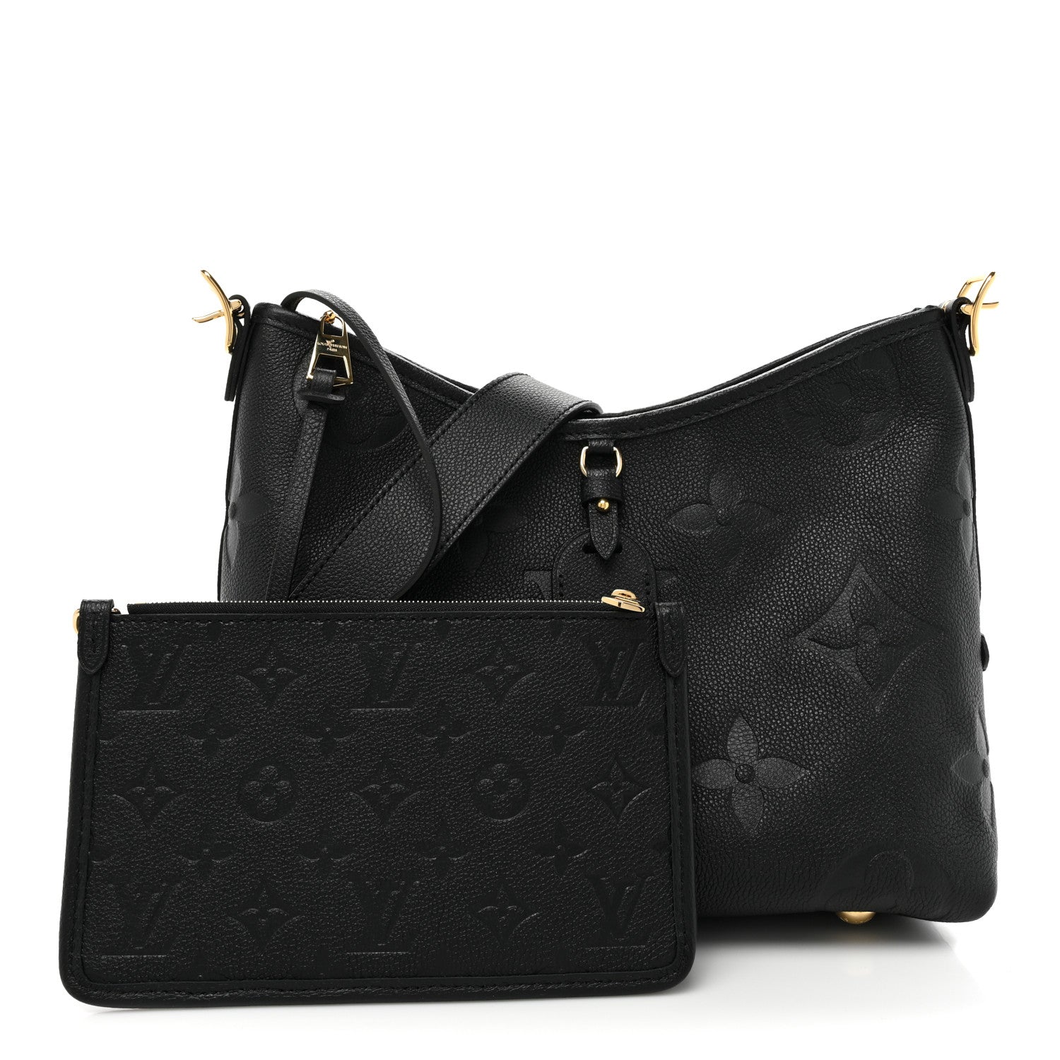Louis Vuitton Empreinte Carryall PM Black 3 of 11