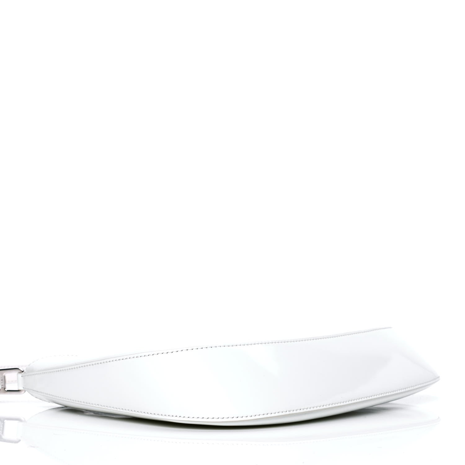 Prada Spazzolato Cleo Shoulder Bag White 3 of 4