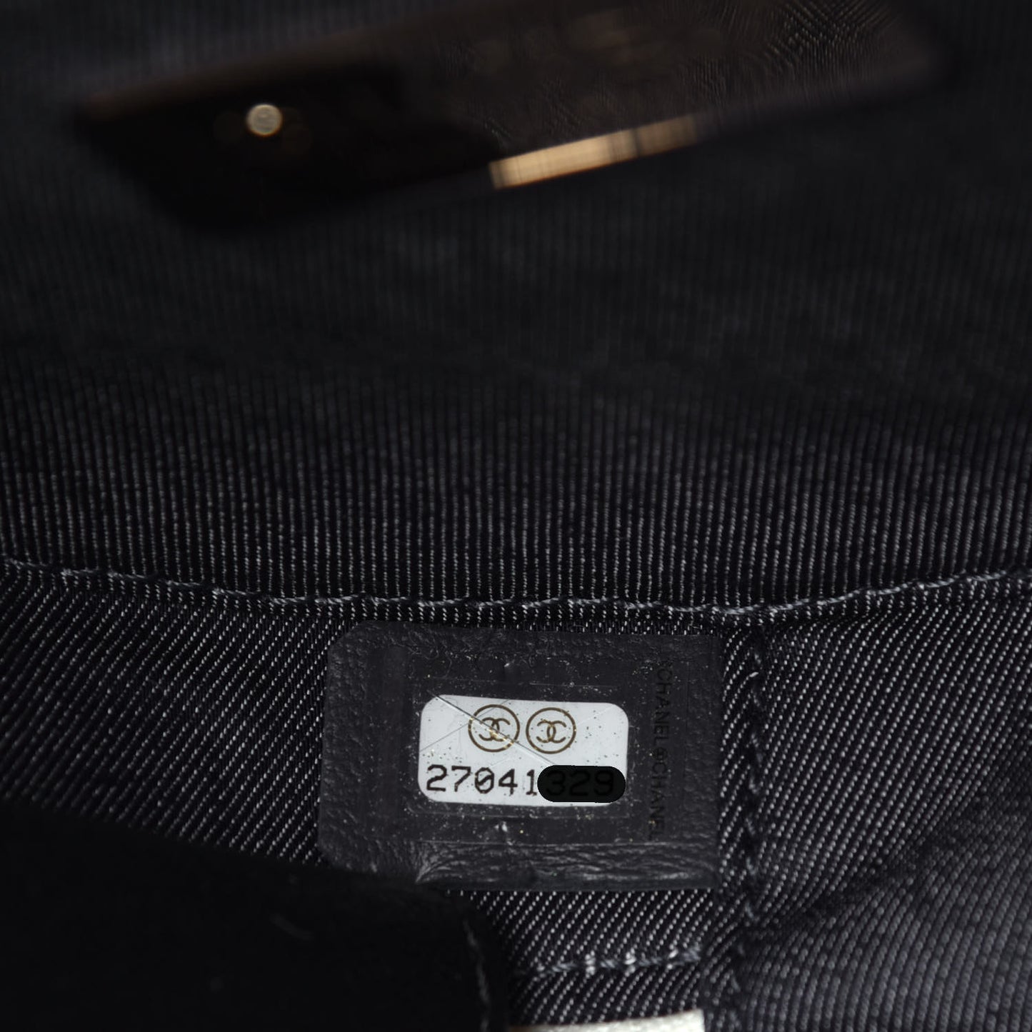 Crumpled Calfskin Cotton Small En Vogue Round Bag Black