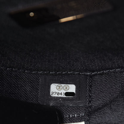 Chanel Crumpled Calfskin Cotton Small En Vogue Round Bag Black 8 of 10